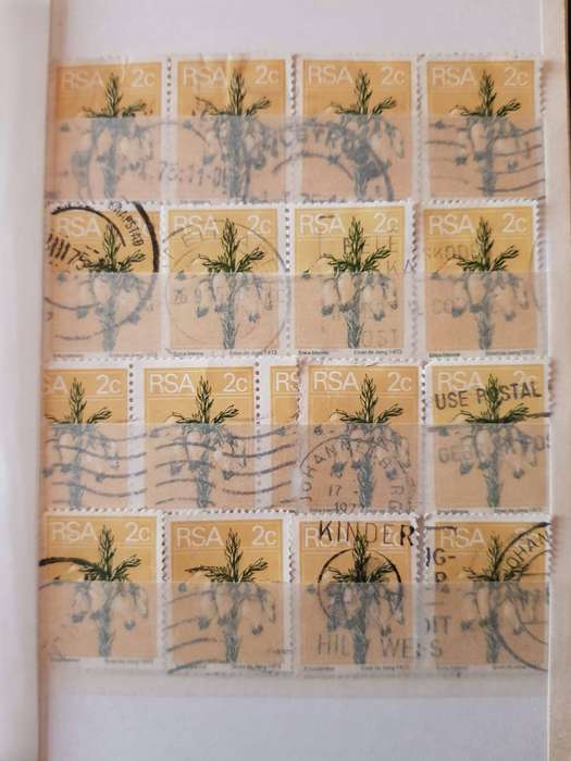RSA STAMPS WITH SOME VERY GOOD POSTMARKS
