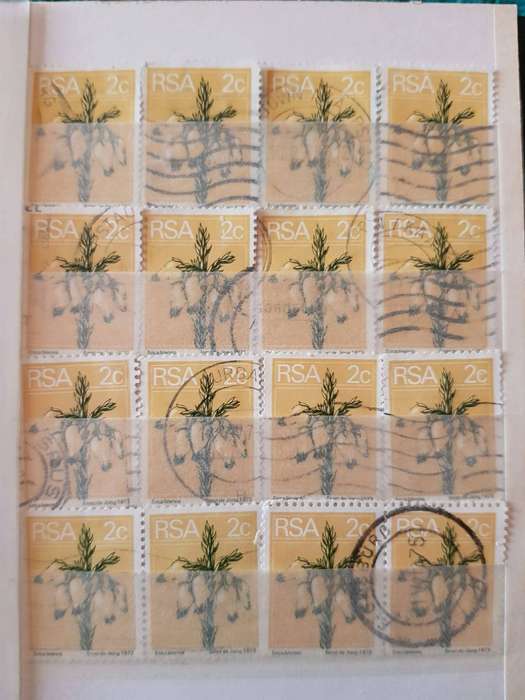 RSA STAMPS WITH SOME VERY GOOD POSTMARKS