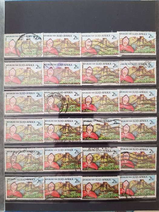 RSA STAMPS WITH SOME VERY GOOD POSTMARKS