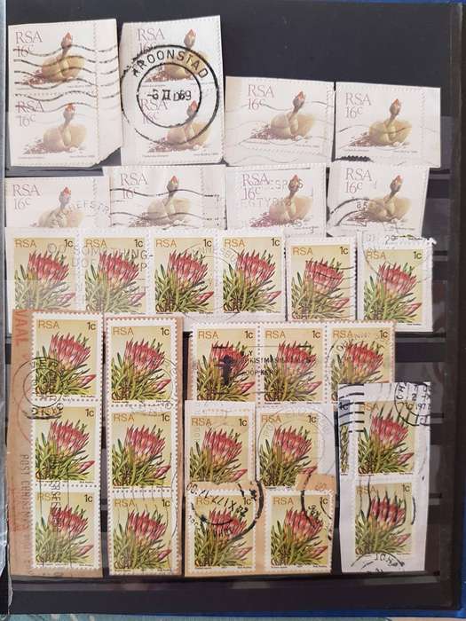 RSA STAMPS WITH SOME VERY GOOD POSTMARKS