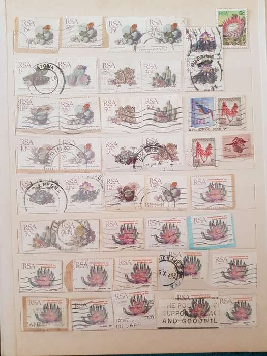 RSA STAMPS USED (BID PER PAGE ,1 BID FOR ALL )