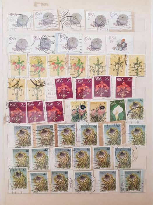 RSA STAMPS USED (BID PER PAGE ,1 BID FOR ALL )
