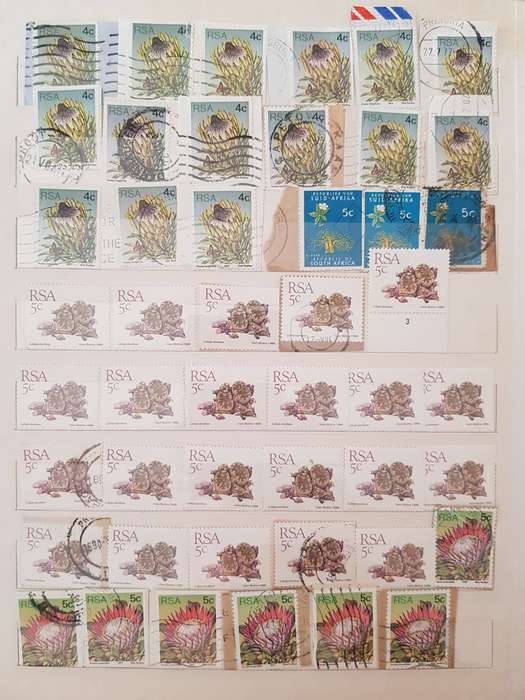 RSA STAMPS USED (BID PER PAGE ,1 BID FOR ALL )