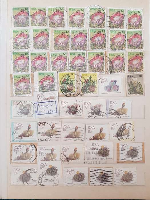 RSA STAMPS USED (BID PER PAGE ,1 BID FOR ALL )