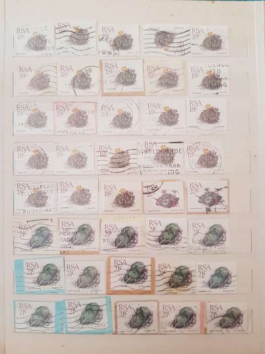 RSA STAMPS USED (BID PER PAGE ,1 BID FOR ALL )