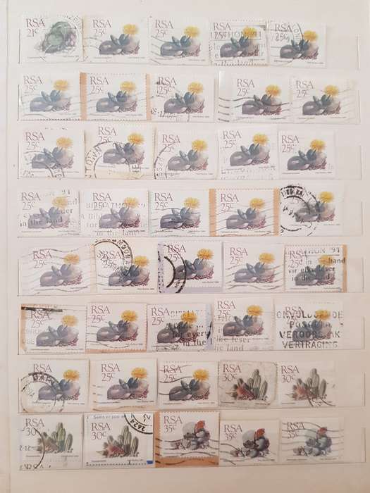 RSA STAMPS USED (BID PER PAGE ,1 BID FOR ALL )