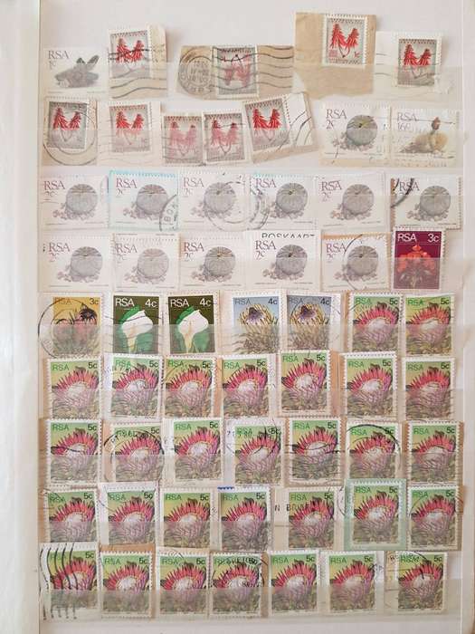 RSA STAMPS WITH SOME VERY GOOD POSTMARKS