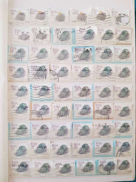 RSA STAMPS WITH SOME VERY GOOD POSTMARKS