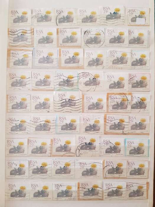 RSA STAMPS WITH SOME VERY GOOD POSTMARKS