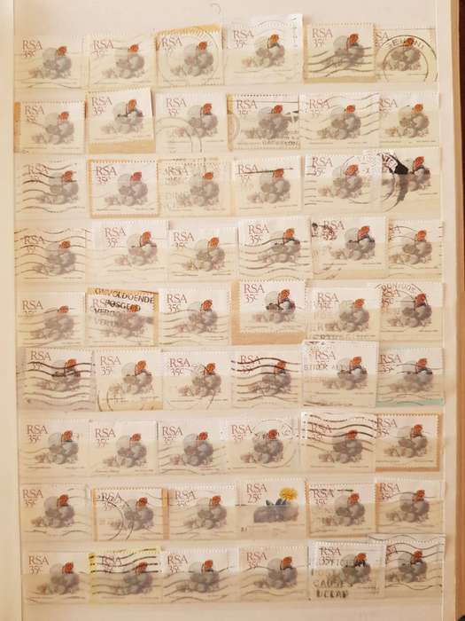 RSA STAMPS WITH SOME VERY GOOD POSTMARKS