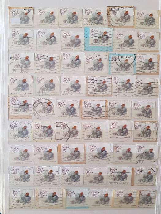 RSA STAMPS WITH SOME VERY GOOD POSTMARKS
