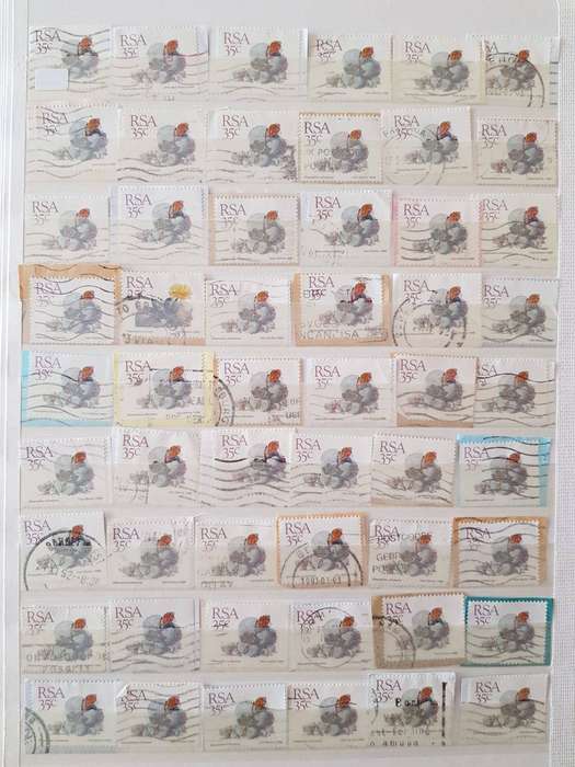 RSA STAMPS WITH SOME VERY GOOD POSTMARKS