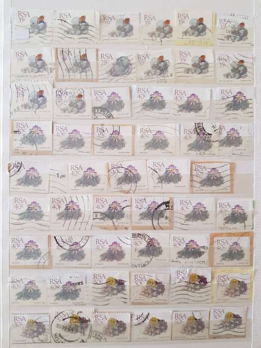 RSA STAMPS WITH SOME VERY GOOD POSTMARKS