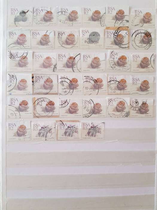 RSA STAMPS WITH SOME VERY GOOD POSTMARKS