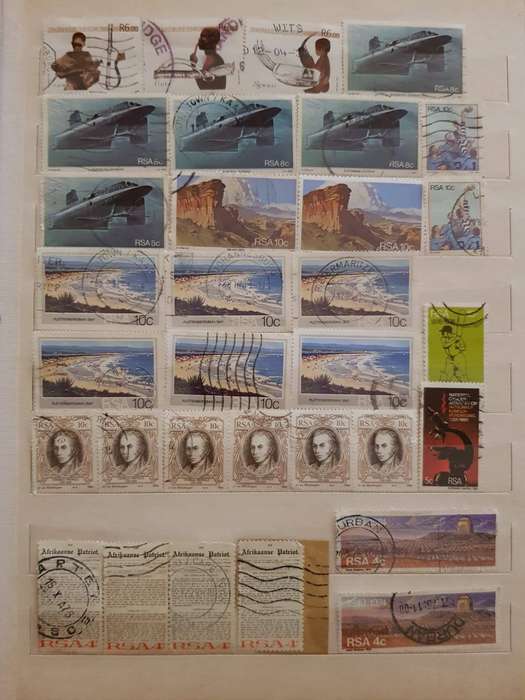 RSA STAMPS WITH SOME VERY GOOD POSTMARKS