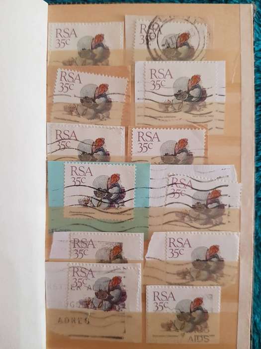 RSA STAMPS USED