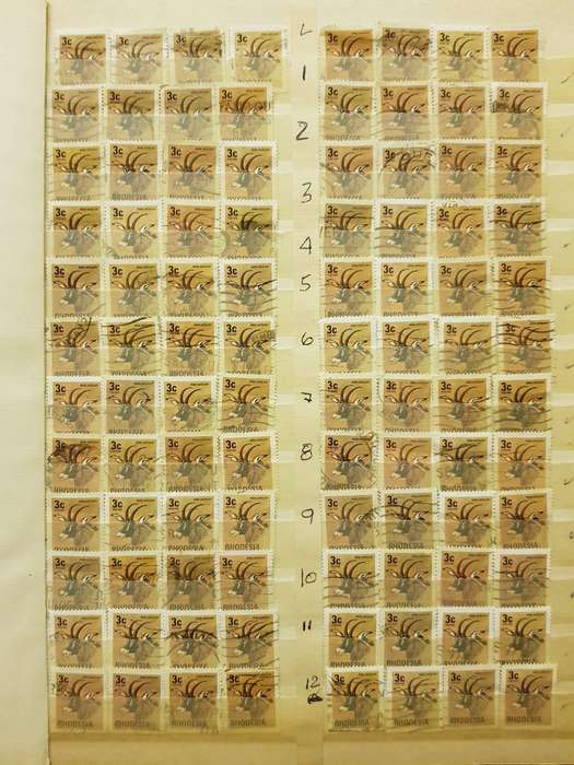 RHODESIA STAMPS USED