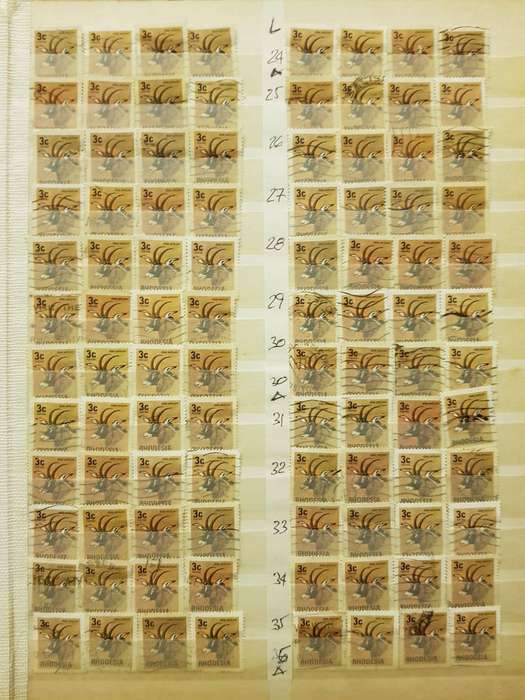 RHODESIA STAMPS USED