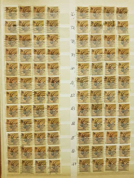 RHODESIA STAMPS USED
