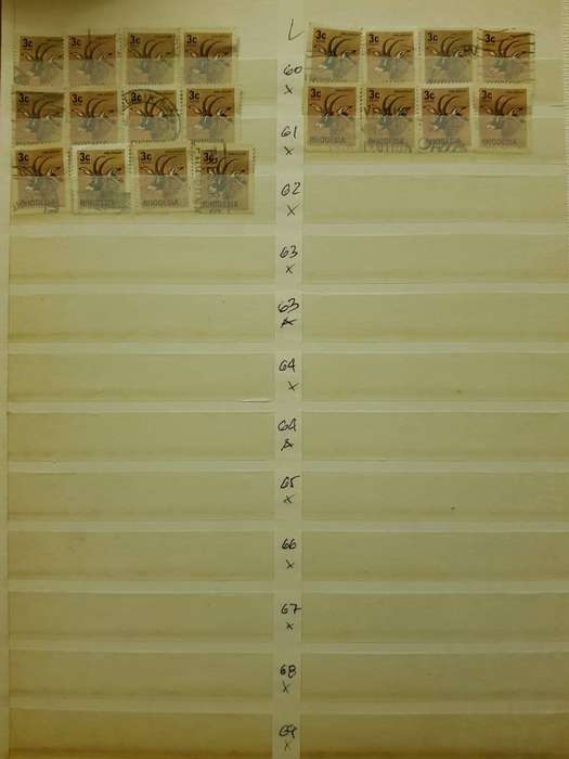 RHODESIA STAMPS USED