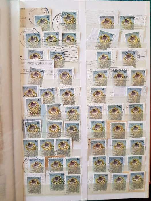 RSA STAMPS WITH SOME VERY GOOD POSTMARKS