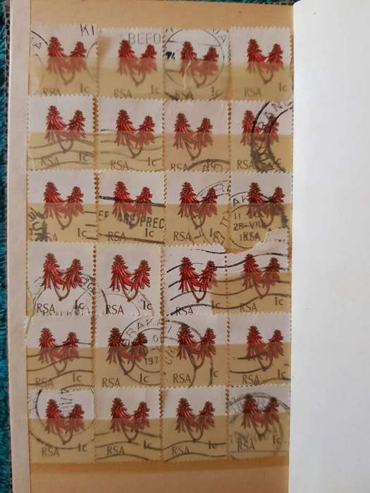 RSA STAMPS USED
