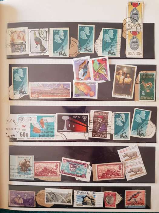 RSA STAMPS WITH SOME VERY GOOD POSTMARKS