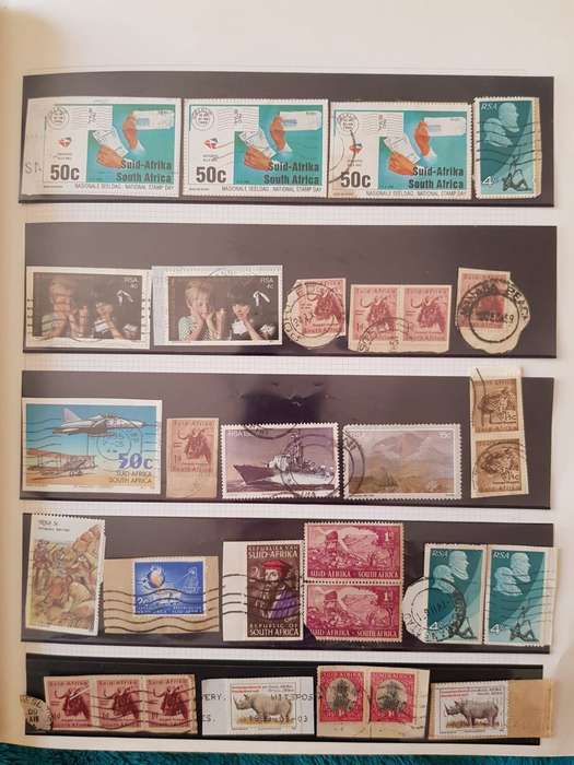 RSA STAMPS WITH SOME VERY GOOD POSTMARKS