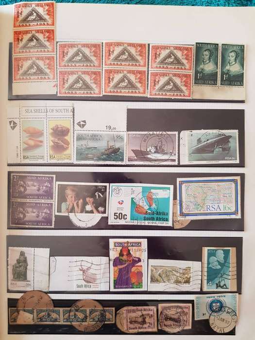RSA STAMPS WITH SOME VERY GOOD POSTMARKS
