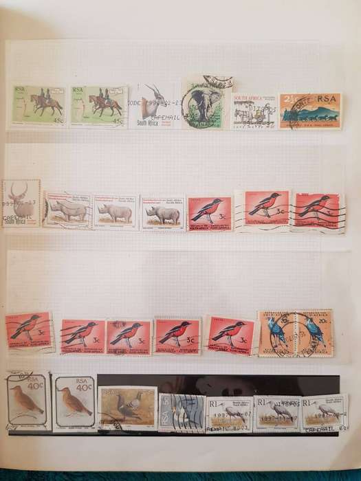 RSA STAMPS WITH SOME VERY GOOD POSTMARKS