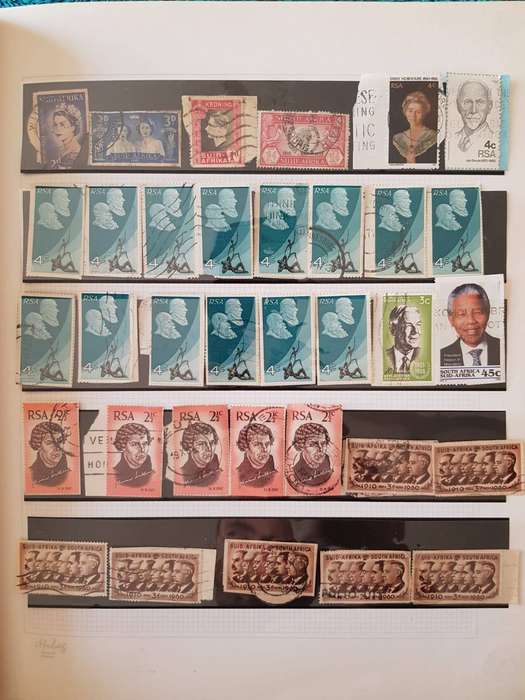 RSA STAMPS WITH SOME VERY GOOD POSTMARKS