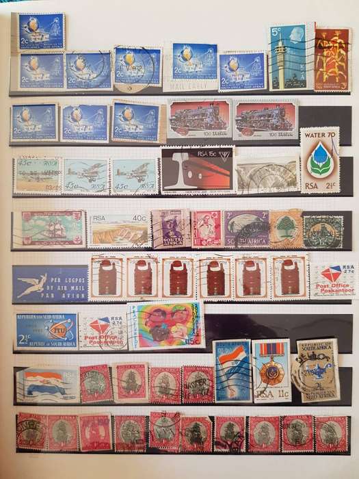 RSA STAMPS WITH SOME VERY GOOD POSTMARKS
