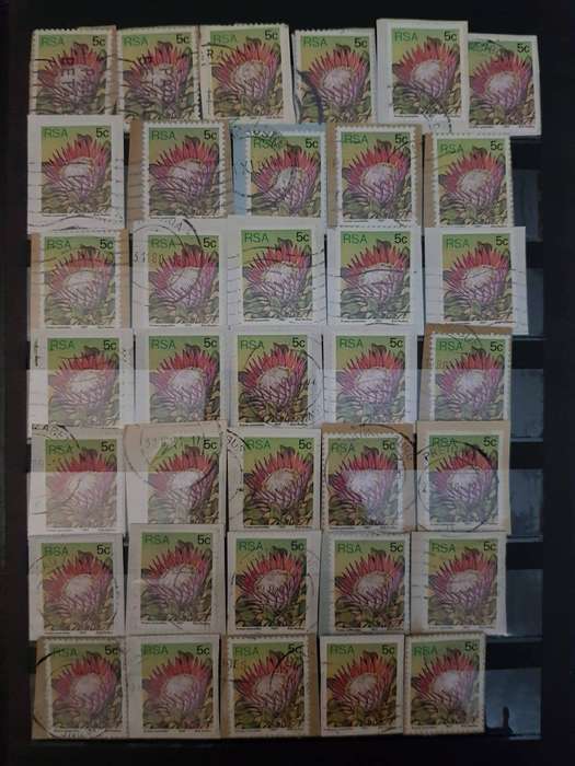 RSA STAMPS WITH SOME VERY GOOD POSTMARKS