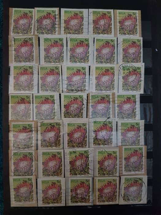 RSA STAMPS WITH SOME VERY GOOD POSTMARKS