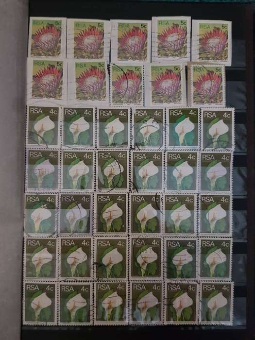 RSA STAMPS WITH SOME VERY GOOD POSTMARKS
