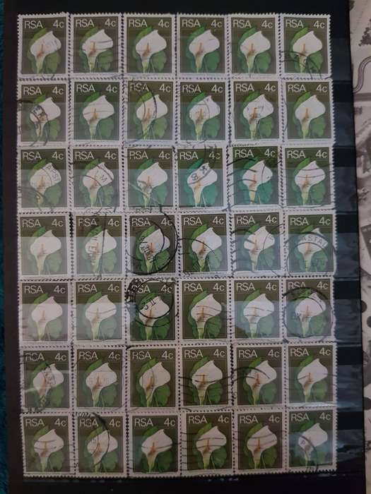 RSA STAMPS WITH SOME VERY GOOD POSTMARKS