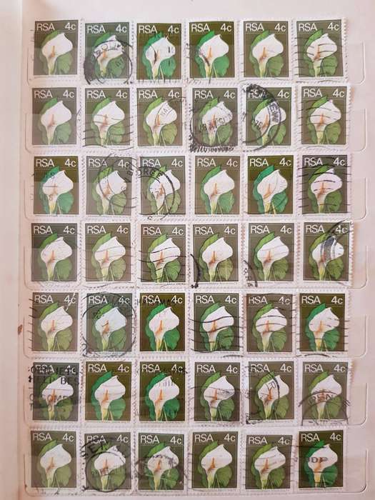 RSA STAMPS WITH SOME VERY GOOD POSTMARKS