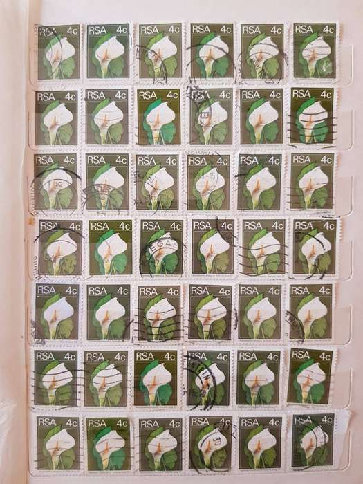 RSA STAMPS WITH SOME VERY GOOD POSTMARKS