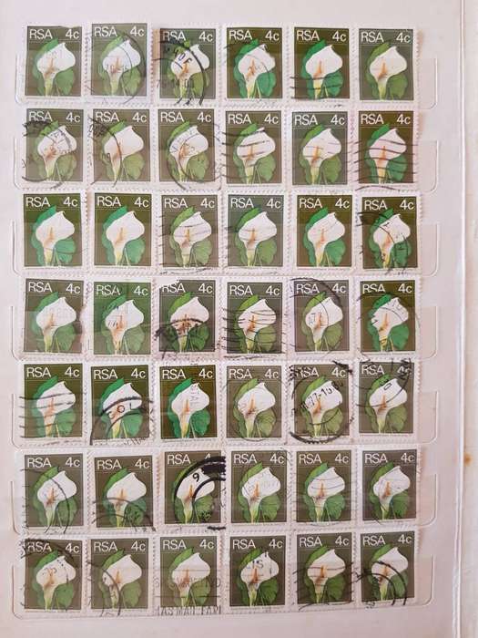RSA STAMPS WITH SOME VERY GOOD POSTMARKS