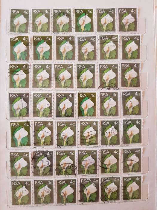 RSA STAMPS WITH SOME VERY GOOD POSTMARKS