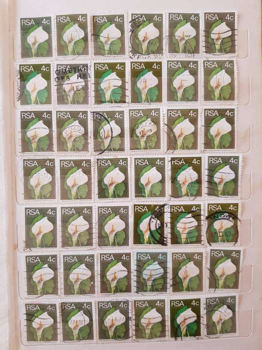 RSA STAMPS WITH SOME VERY GOOD POSTMARKS