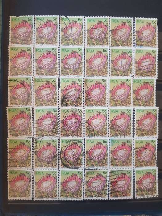 RSA STAMPS WITH SOME VERY GOOD POSTMARKS