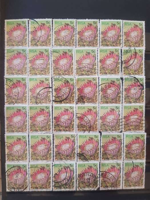 RSA STAMPS WITH SOME VERY GOOD POSTMARKS