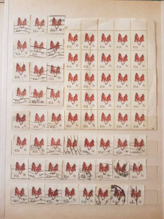 RSA STAMPS WITH SOME VERY GOOD POSTMARKS