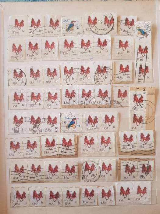RSA STAMPS WITH SOME VERY GOOD POSTMARKS