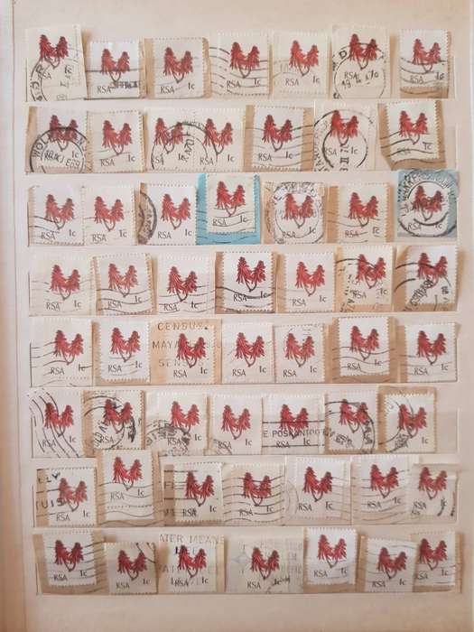 RSA STAMPS WITH SOME VERY GOOD POSTMARKS
