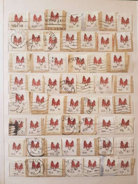 RSA STAMPS WITH SOME VERY GOOD POSTMARKS