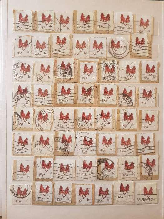 RSA STAMPS WITH SOME VERY GOOD POSTMARKS