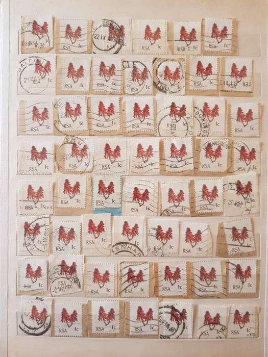 RSA STAMPS WITH SOME VERY GOOD POSTMARKS