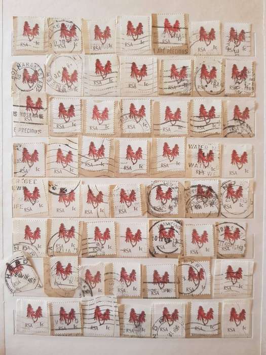 RSA STAMPS WITH SOME VERY GOOD POSTMARKS